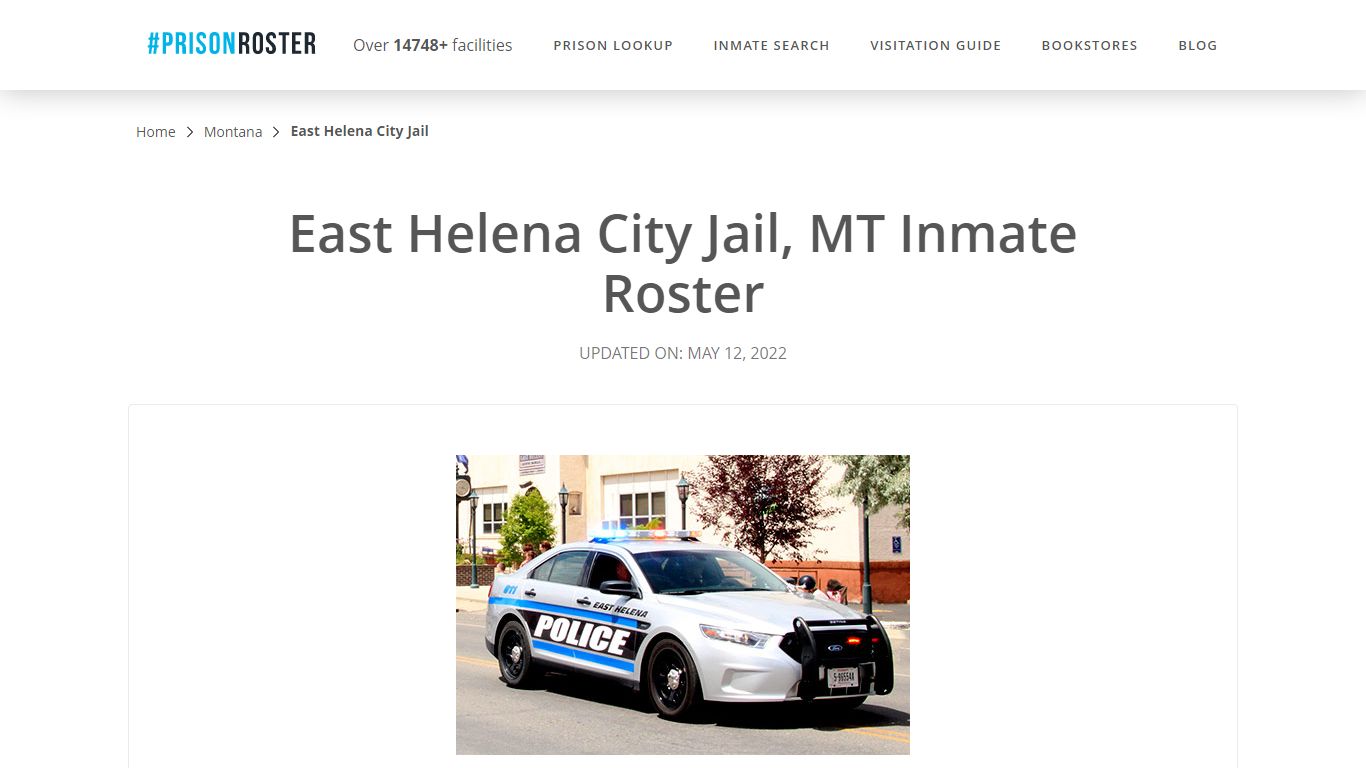 East Helena City Jail, MT Inmate Roster
